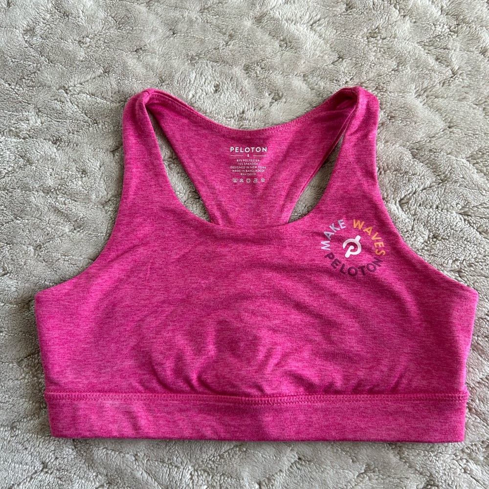 Peloton Pink Sports Bra